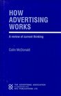 How Advertising Works A Review of Current Thinking
