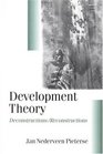 Development Theory Deconstructions/Reconstructions