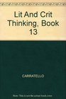 Lit And Crit Thinking Book 13