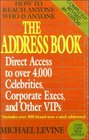 Address Book How to Reach Anyone Who Is Anyone
