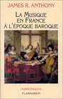 La musique en France  l'poque baroque