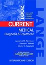 Current Medical Diagagnosis Treatment 2001 2000 publication