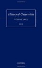 History of Universities Volume XXV/1