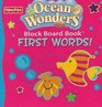 Ocean Wonders Block Board Book First Words