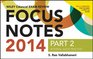 Wiley CIAexcel Exam Review 2014 Focus Notes Part 2 Internal Audit Practice