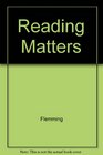 Reading Matters With Getting Focused Cdrom