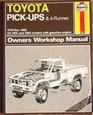 Toyota Pickup and 4Runner 197988 All 4 x 2 and 4 x 4 Models Owner's Workshop Manual