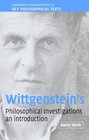Wittgenstein's Philosophical Investigations  An Introduction