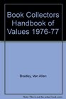 Book Collectors Handbook of Values 197677