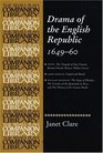 Drama of the English Republic 16491660 Plays and Entertainments