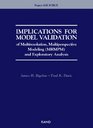 Implications for Model Validation of Multiresolution Multiperspective Modeling MRMPM and Exploratory Analysis