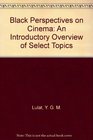 Black Perspectives on Cinema An Introductory Overview of Select Topics