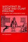 Witchcraft in Tudor and Stuart England: A Regional and Comparative Study