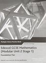 Edexcel GCSE Maths Modular Foundation