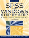 SPSS for Windows Step by Step A Simple Guide and Reference 110 Update