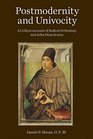 Postmodernity and Univocity A Critical Account of Radical Orthodoxy and John Duns Scotus