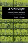 A Fictive People Antebellum Economic Development and the American Reading Public