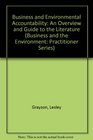 Business and Environmental Accountability An Overview and Guide To the Literature