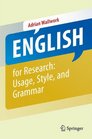 English for Research Usage Style and Grammar