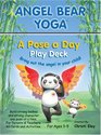 Angel Bear Yoga Playing Cards - Award-winning yoga for kids card deck .Calming yoga helps children relax! Easy to use kids yoga poses, kid's yoga book/cards for family fun. Great teachers calming tool