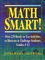 Math Smart  Over 220 ReadytoUse Activities to Motivate  Challenge Students Grades 612