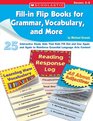 Fillin Flip Books for Grammar Vocabulary and More 25 Interactive Study Aids That Kids Fill Out and Use Again and Again to Reinforce Essential Language Arts Content