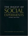 The Digest of Social Experiments