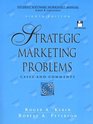 Strategic Marketing Problems Cases and Comments  Student Software Worksheet Manual