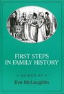 First Steps in Family History