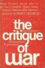 The Critique of War
