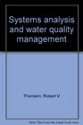 Systems analysis and water quality management