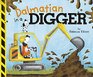 Dalmatian in a Digger