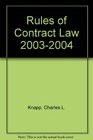Rules of Contract Law 20032004