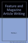 Feature  Magazine Article Writing
