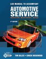 Lab Manual for Gilles' Automotive Service 4th