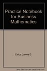 Practice Notebook for Business Mathematics