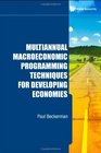 Multiannual Macroeconomic Programming Techniques for Developing Economies