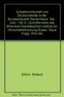 Schattenwirtschaft und Strukturwandel in der Bundesrepublik Deutschland