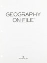 Geography On File 2005 Update