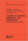 Calculus of Variations Applications and Computations