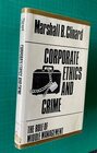 Corporate Ethics and Crime The Role of Middle Management