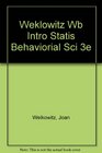 Introductory Statistics for the Behavioral Sciences Workbook