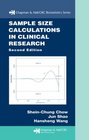 Sample Size Calculations in Clinical Research Second Edition
