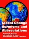 Global Change Acronyms and Abbreviations