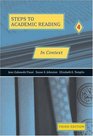 Steps to Academic Reading 4 In Context Third Edition