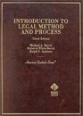 Introduction to Legal Method and Process Cases and Materials