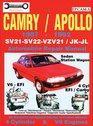 Toyota Camry/Apollo 198792 Auto Repair Manual4 cyl SV21SV22  V6 VZV21 Models