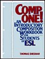 Comp One An Introductory Composition Workbook for Students of ESL