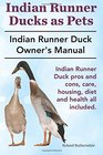 Indian Runner Ducks as Pets Indian Runner Duck pros and cons care housing diet and health all included The Indian Runner Duck Owner's Manual