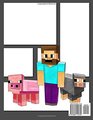 Blank Comic Book for Minecrafters Create Your Own Comic Book Strip Variety of Templates for Comic Book Drawing for kids blank comic book for kids to write their own Minecraft stories and drawings